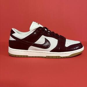 Nike Dunk LX Low Team Red Croc Shoes FJ2260-004 Size Women 12.5 / 11 Men